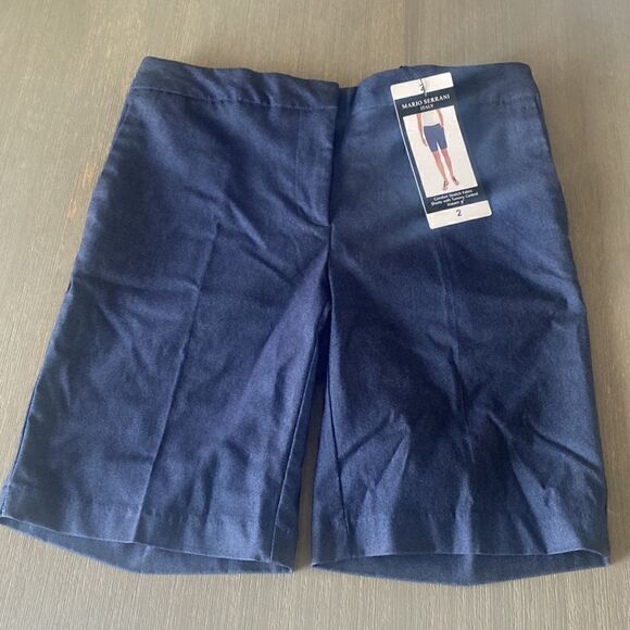 Mario Serrani Womens Italy Comfort Stretch Shorts Size 2 NWT - Picture 2 of 14